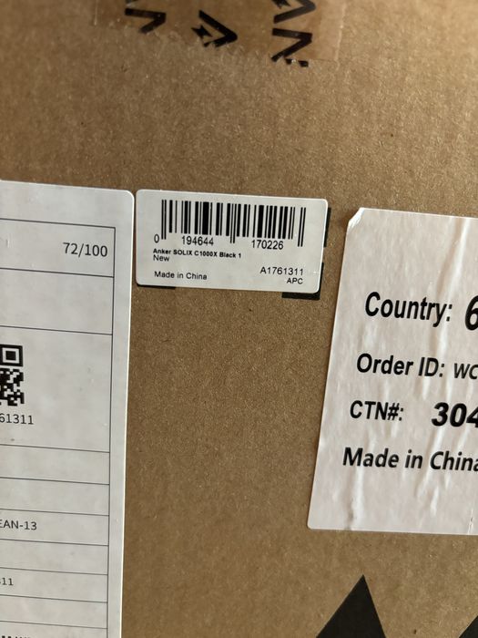 Зарядна станція Anker Solix C1000X 1056 Вт*год LiFePO4 НОВІ