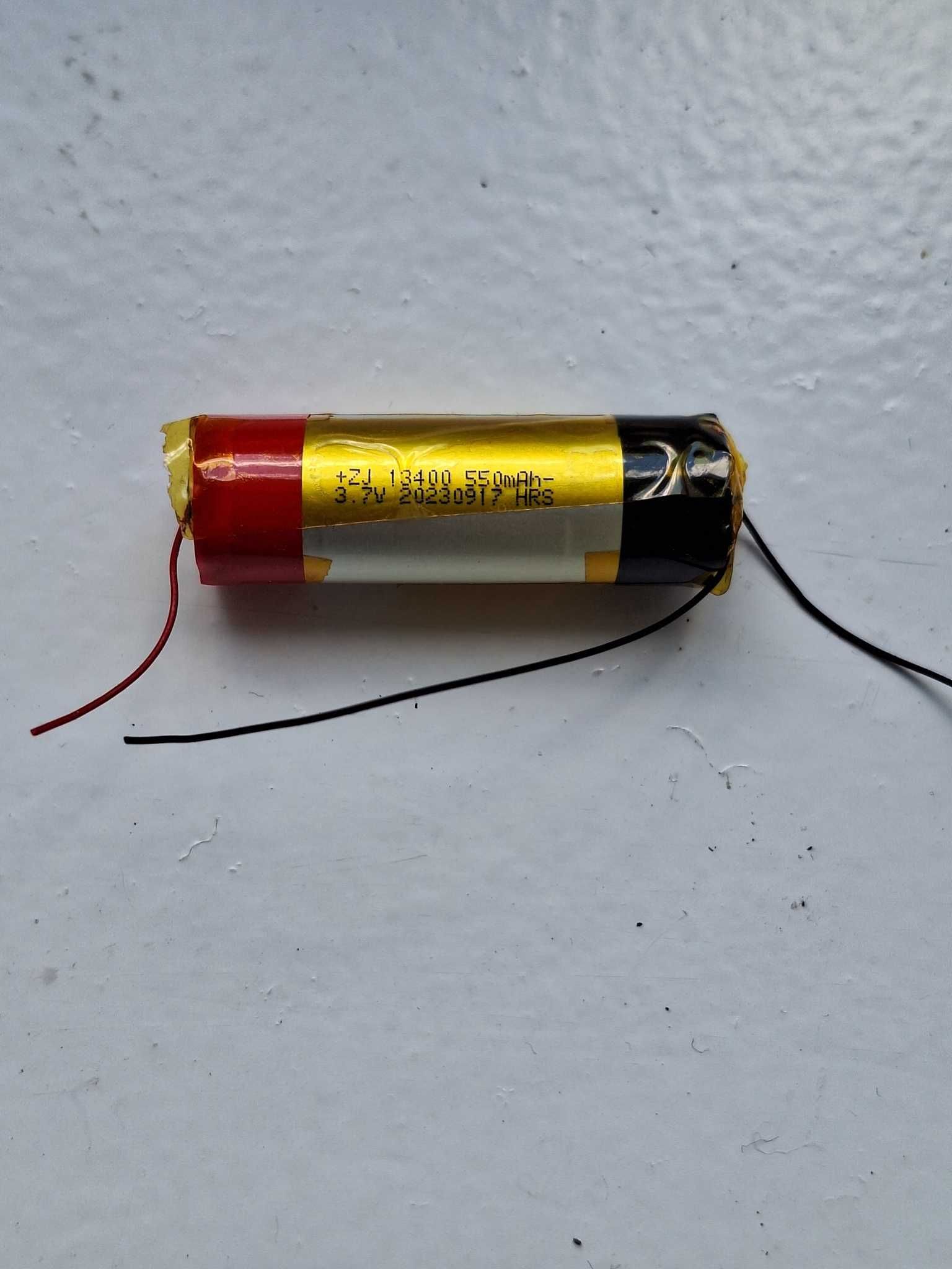 Akumulator, ogniwo, bateria li-po 13400 3.7V 550mAh, 2,035 Wh