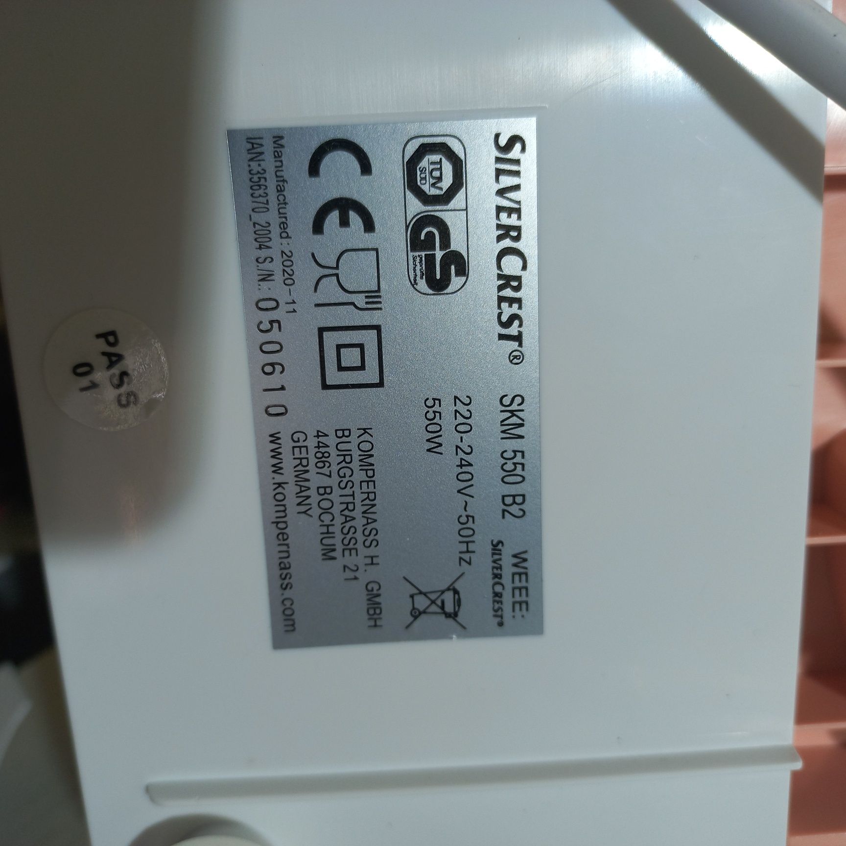 Кухонний комбайн SILVERCREST® »SKM 550 B2«,550 W

Характеристики

4 рі
