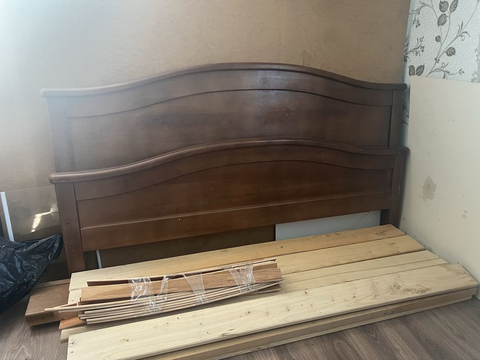 Ліжко дуб коричневе