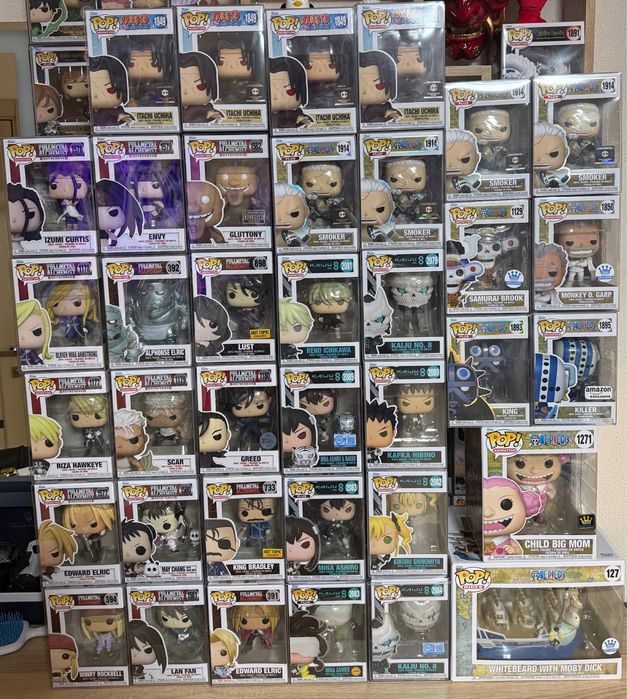 Фанко поп Funko pop Naruto One piece Fullmetal Aclhemist Kaiju no. 8