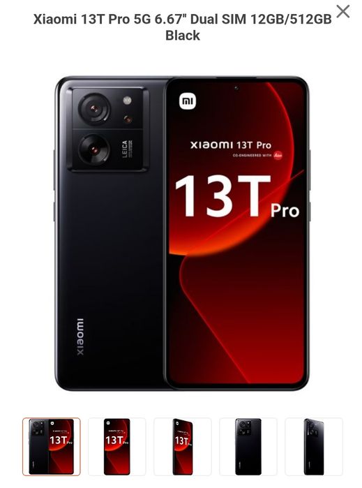 Xiaomi 13T pro 5G - 512GB