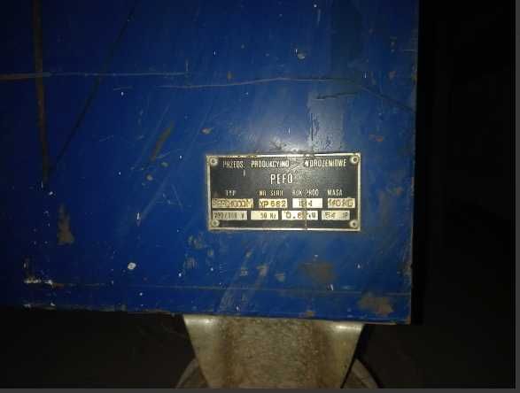Filtr elektrostatyczny PEFO-1000M N.f.298/94