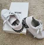 Love Moschino trampki sneakersy skóra naturalna