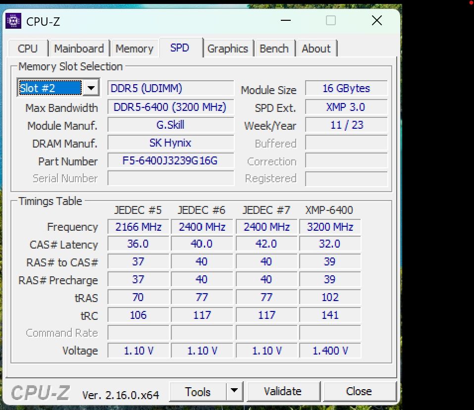 Оперативна пам'ять G.Skill Trident Z5 DDR5 32GB 6400MHz