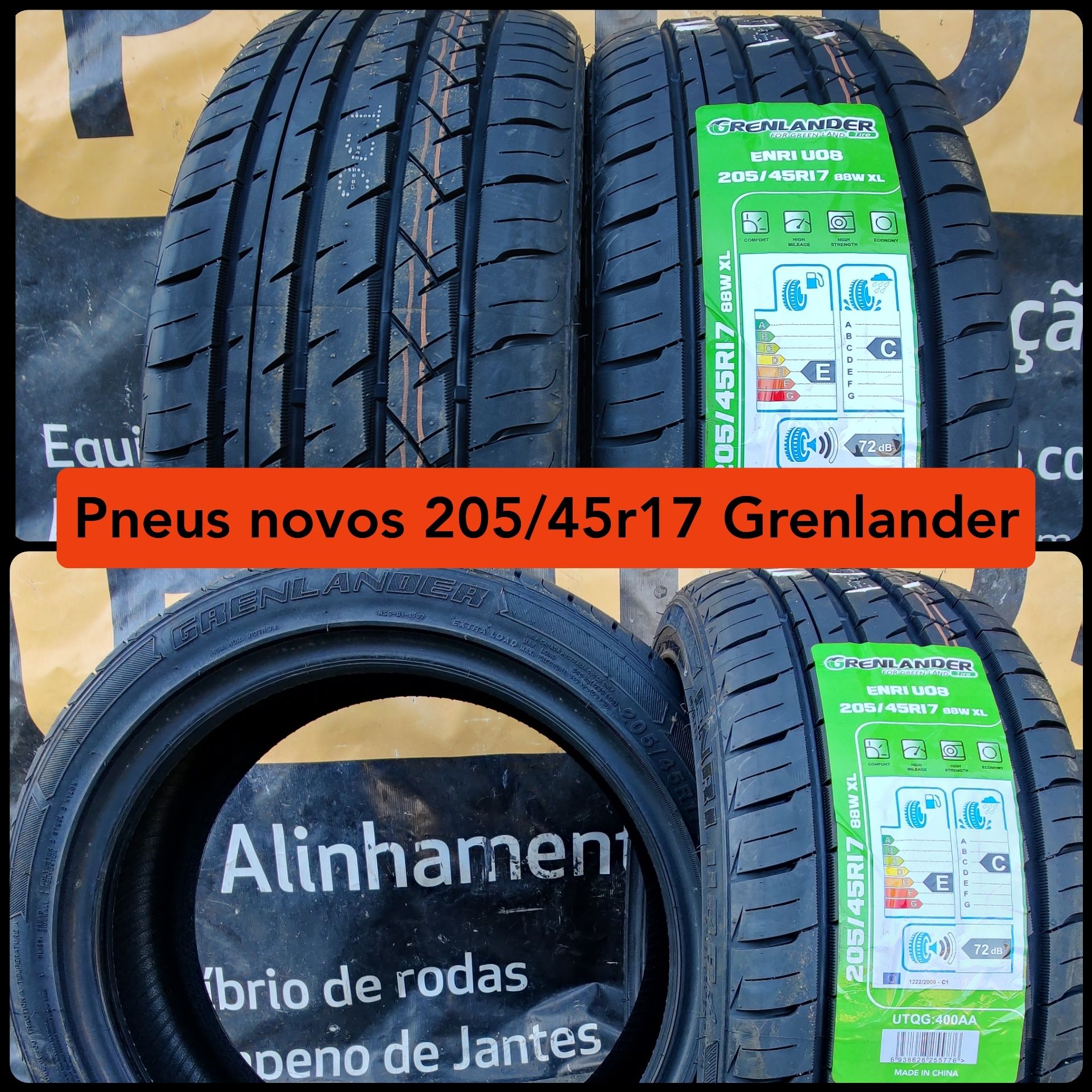 Pneus novos  205/45r17  225/60r15