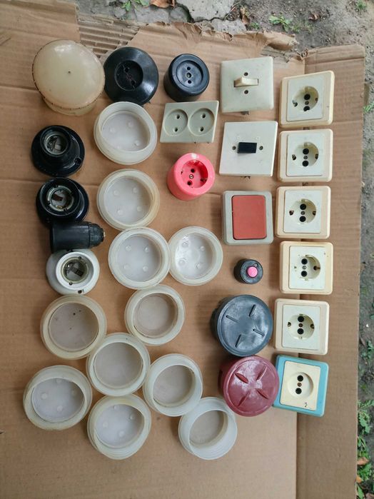 Ціна за все новий СССР вимикач світла розетка коробка патрон під лампу