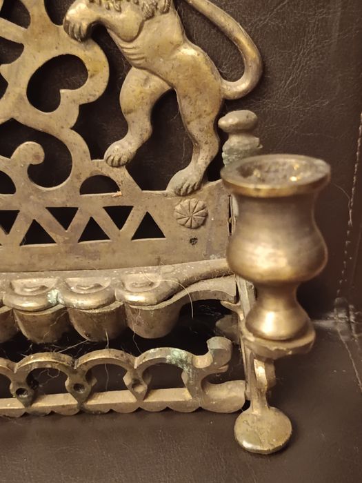 Chanuka - Judaika - menora - brąz - 26 x 25 cm