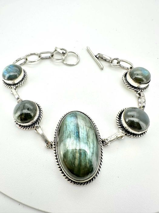 bransoletka z kamieniami naturalnymi
Labradoryt Próba 925