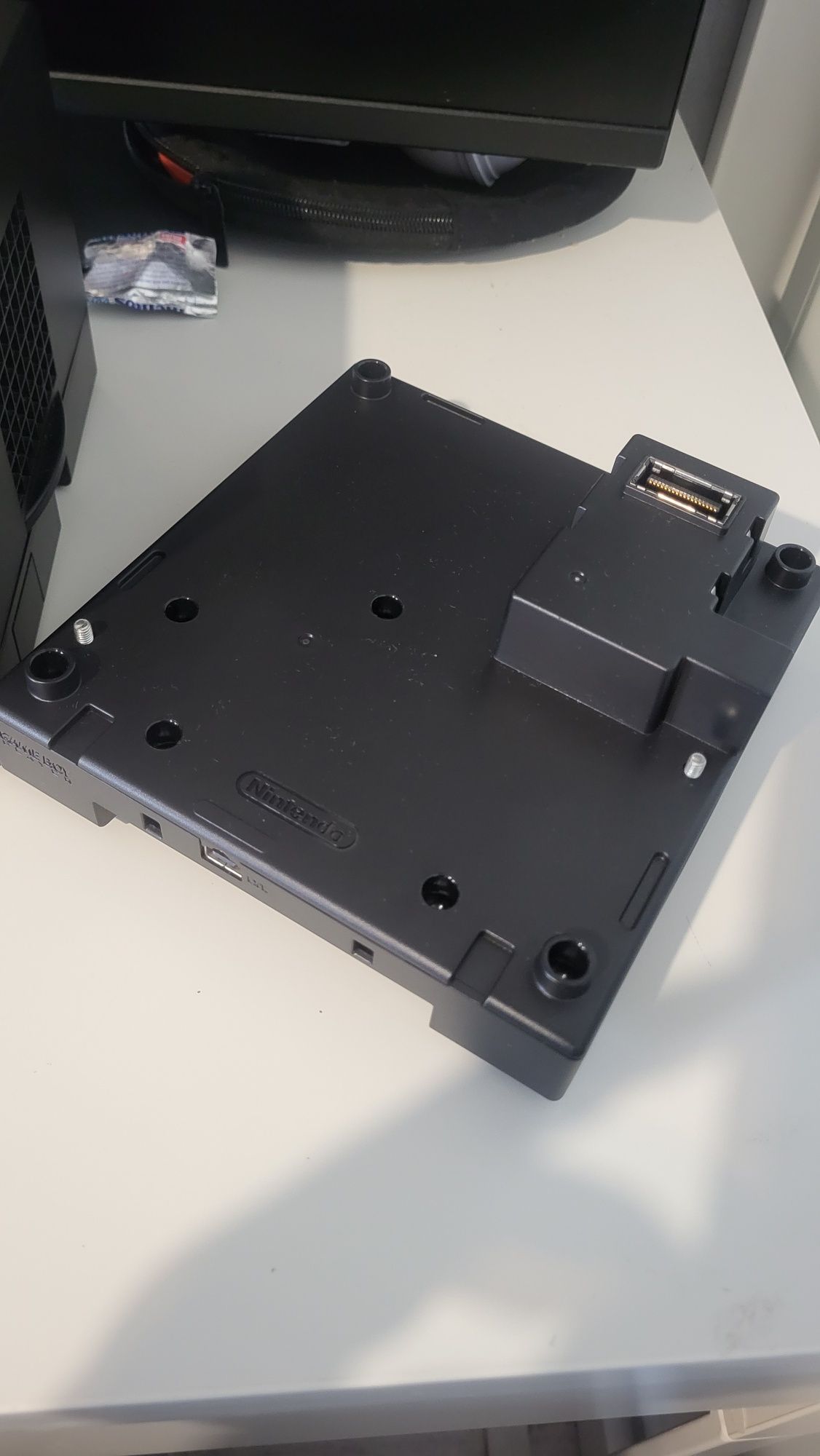 Konsola game cube plus karta pamięci plus gameboy adapter
