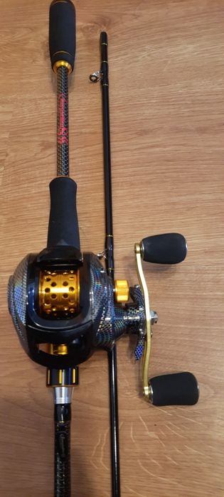 Wędka castingowa + Multiplikator Baitcasting wygrany na zawodach  NOWA