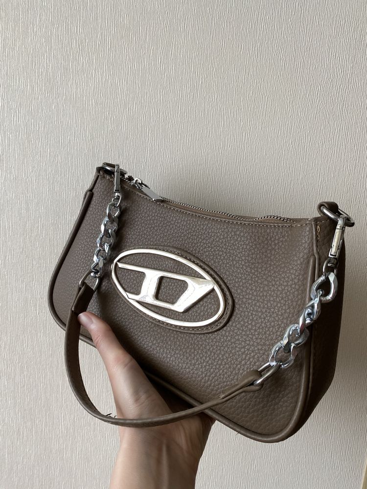 Сумка Prada рожева , зелена та коричнева , беж Diesel