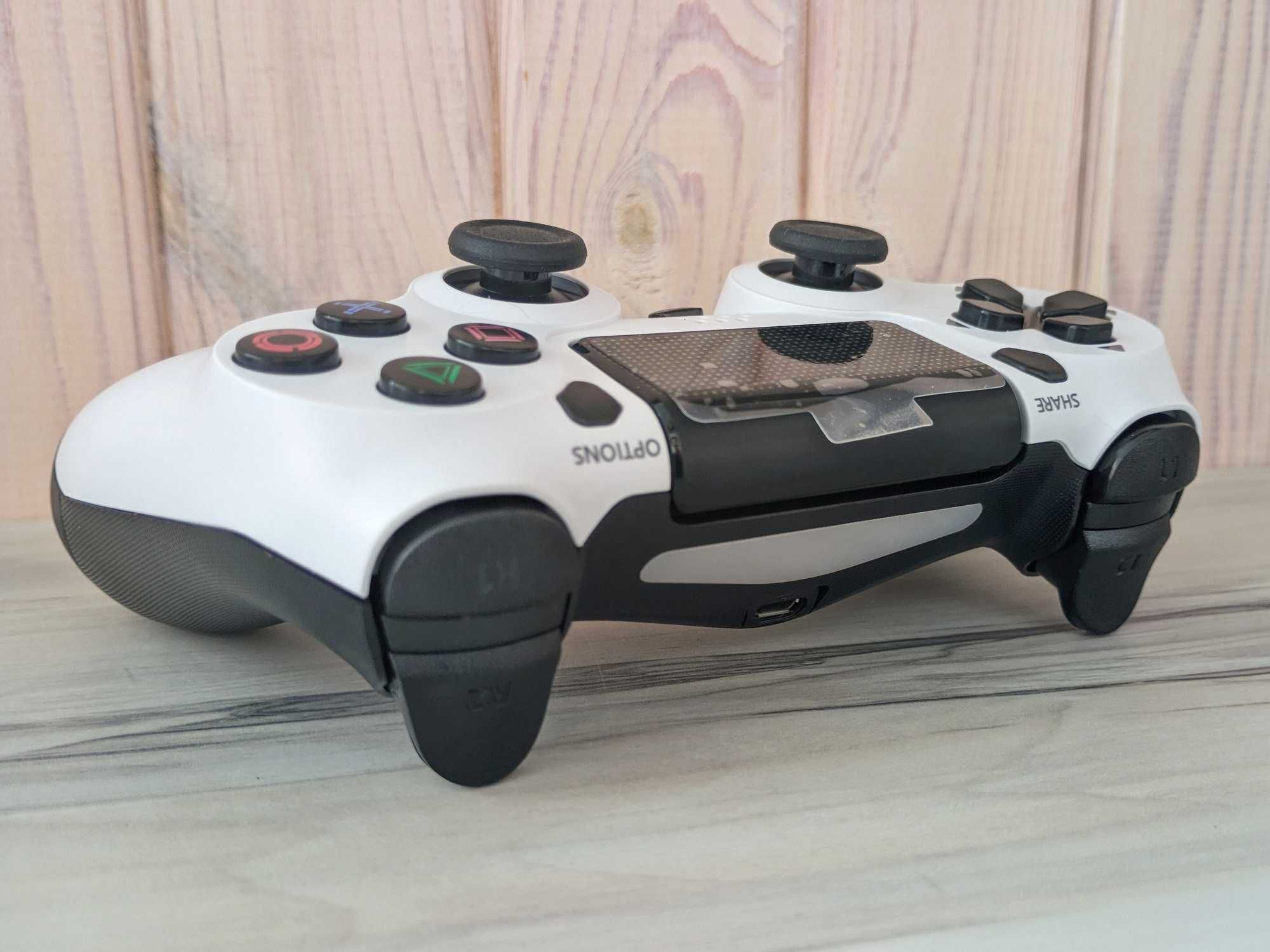 Геймпад для Playstation 4 Data Frog, джойстик PS4, DualShock 4, White