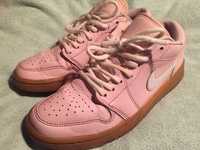 Кроссовки Nike Air Jordan, кожа, розовые, 25 см, оригинал, б/у