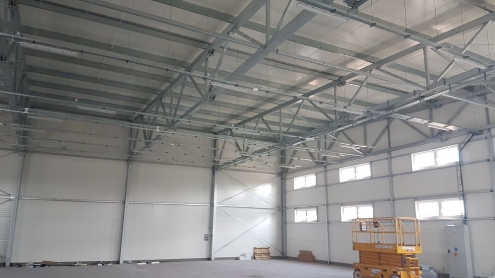 Hala stalowa magazyn 25mx27mx8,5m 675m2