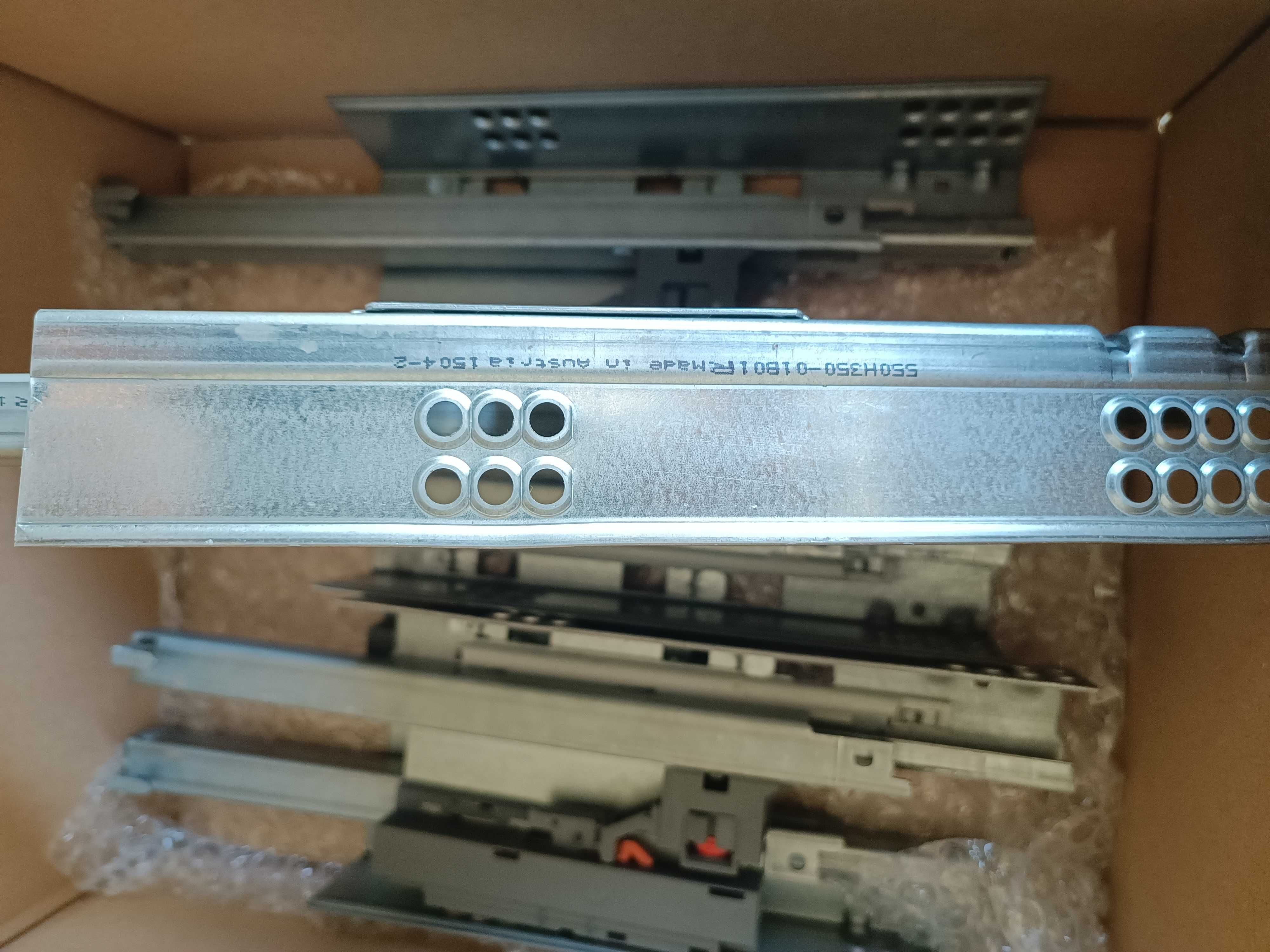 Prowadnice Blum 2x 550H300 + 2x Blum 550H350 - 150zł za wszystko.