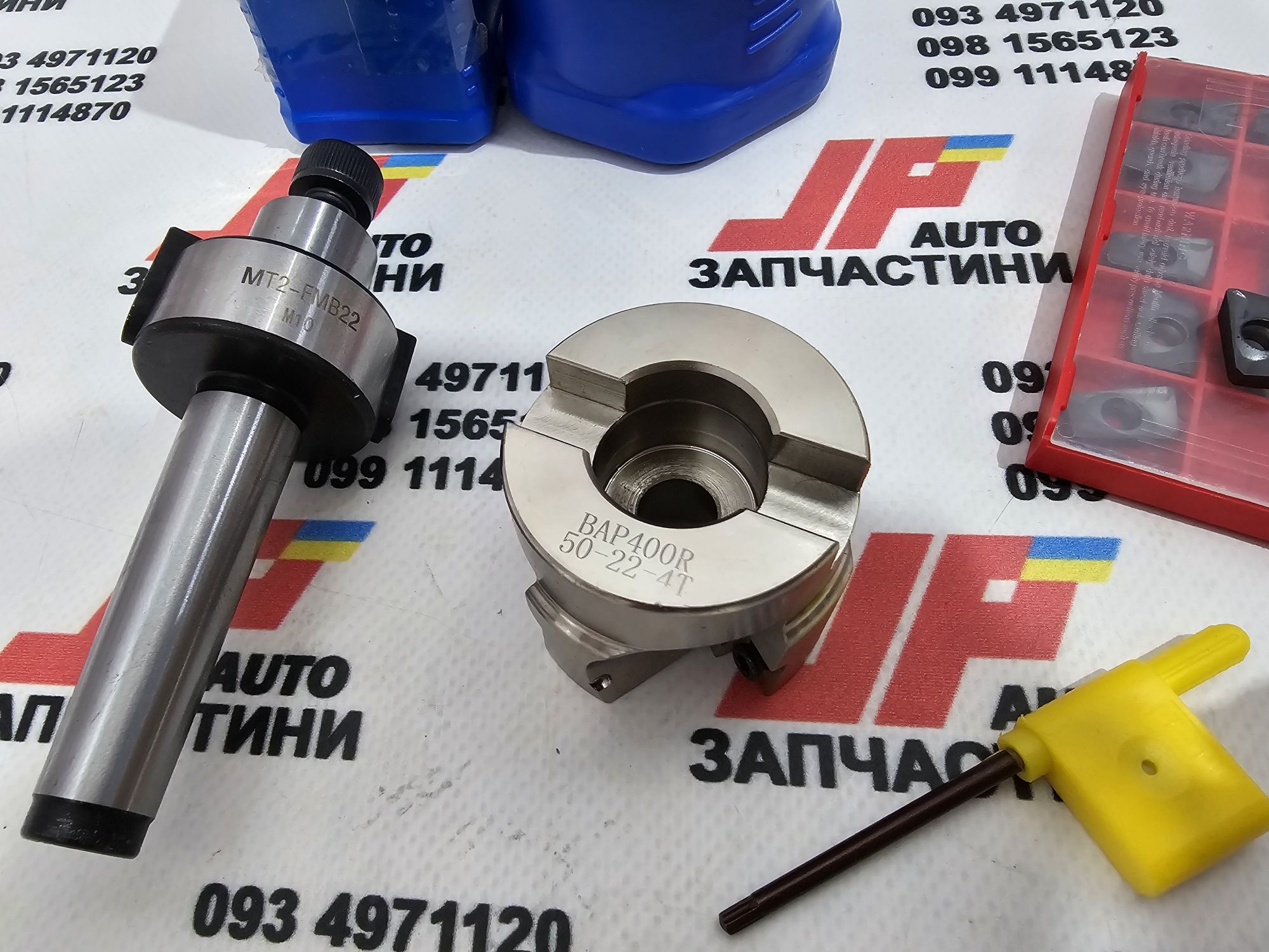 Фреза торцевая BAP 400R 50-22 с пластинами 10шт + хвостовик MTB2-FMB22