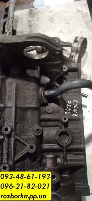 Блок двигуна Opel 1.6 кадет вектра  c16nz пеньок аскона астра поршень