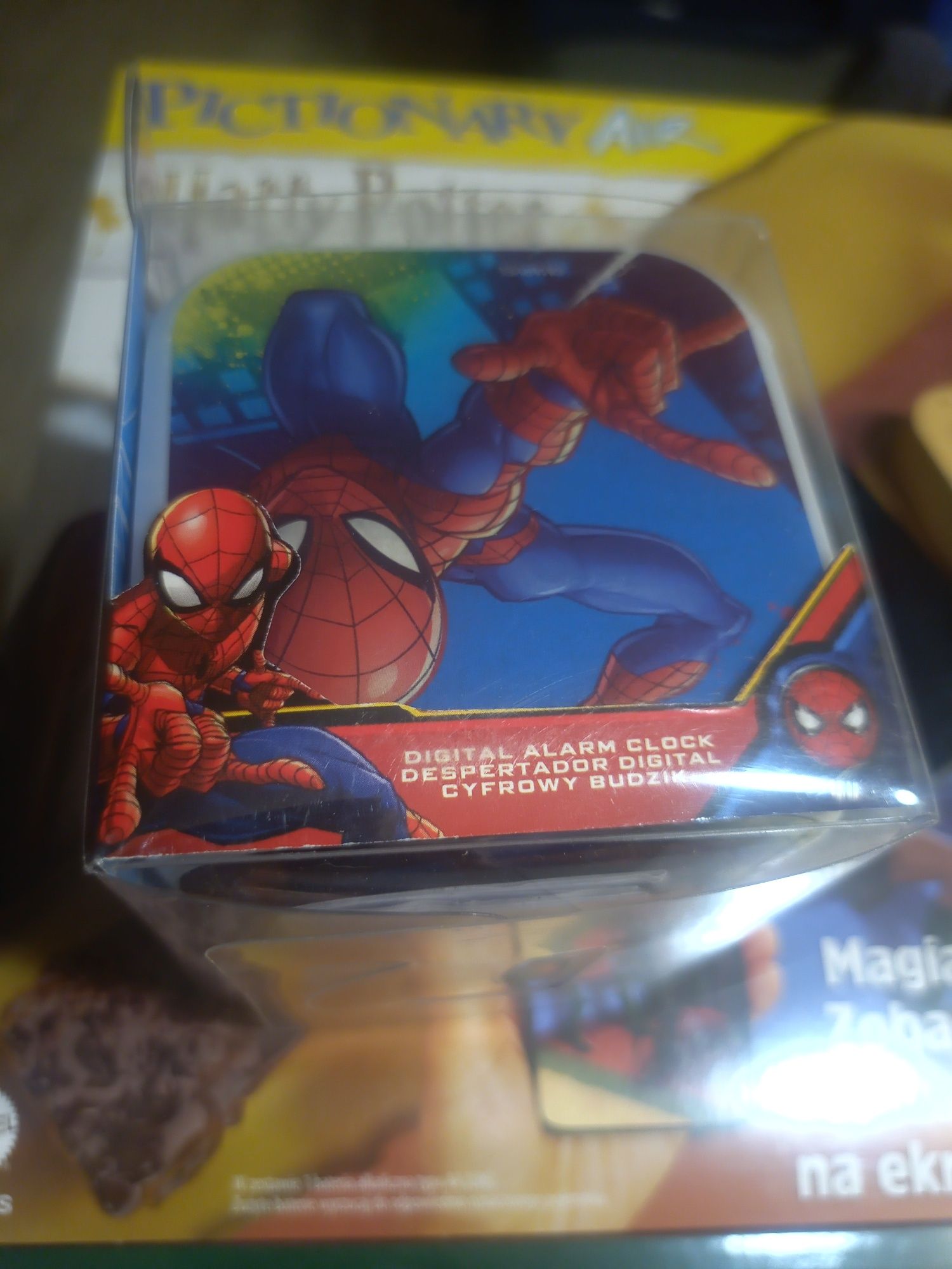 Nowy zegarek budzik Spiderman kolorowy wyświetlacz