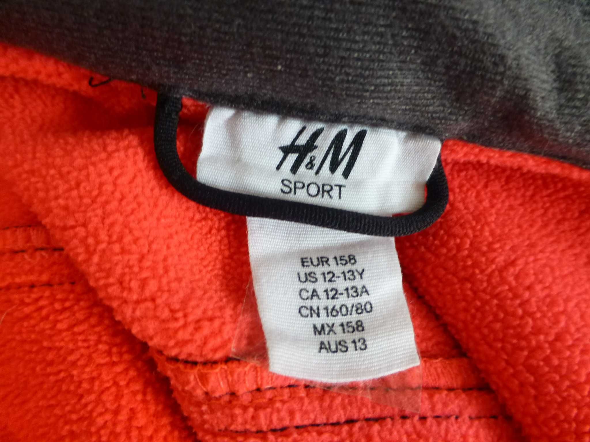 H&M Sport damski softshell kurtka polarowa z kapturem  XS S