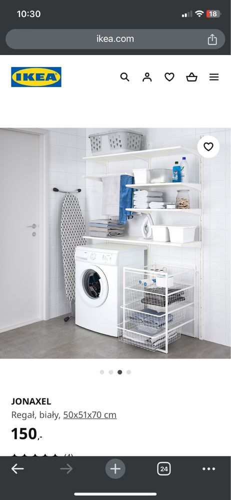 Regał Jonaxel Ikea