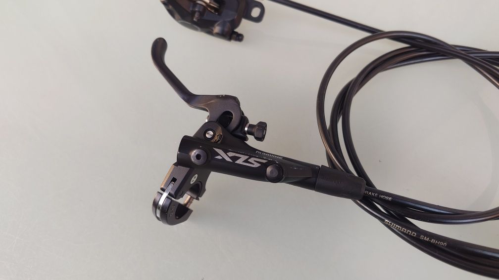 Hamulce hydrauliczne tarczowe Shimano SLX M7000 komplet p+t