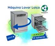 Máquina de Lavar Loiça Inox 14 conjuntos bandeja talheres Jocel