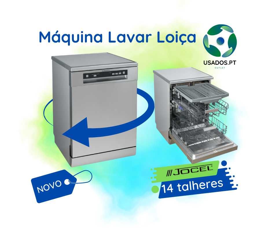 Máquina de Lavar Loiça Inox 14 conjuntos bandeja talheres Jocel