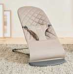 BABYBJORN - leżaczek BLISS Woven, Piaskowoszary