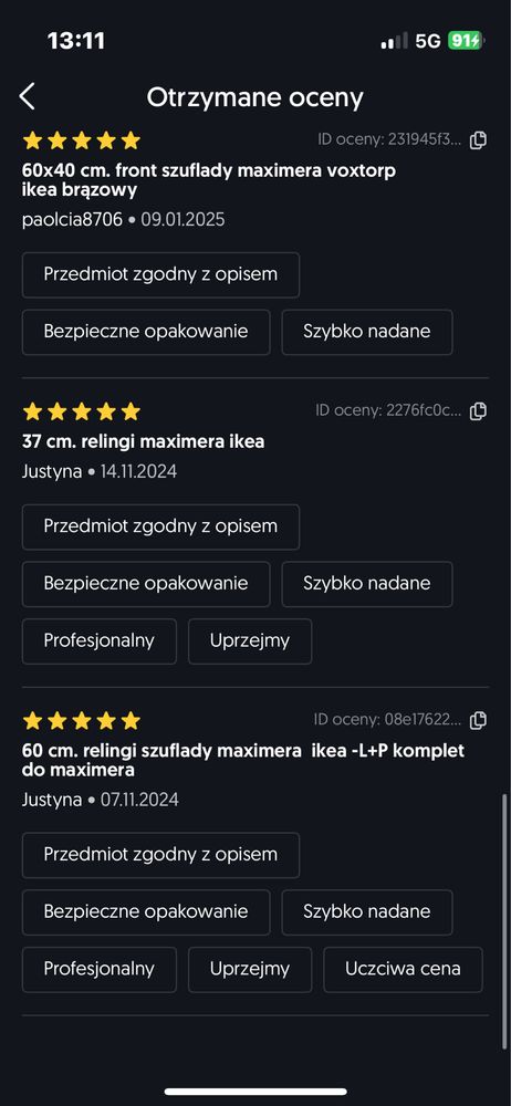 80x10 cm. S I N A R P front szuflady  ikea metod