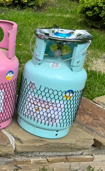 Балон 12л газовий є 5,8,15,27,50л під обігрівач, плиту, конфоку Rudyy