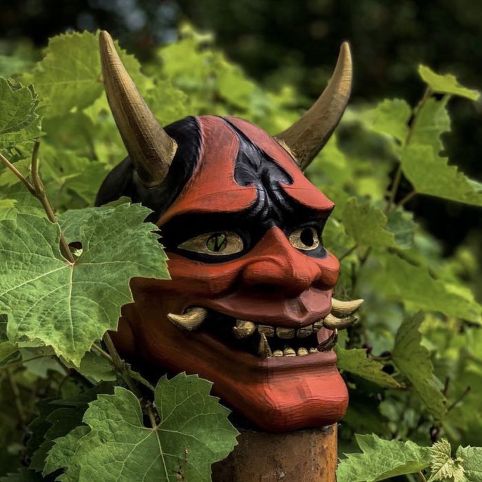 Японська маска ручної роботи Oniclay