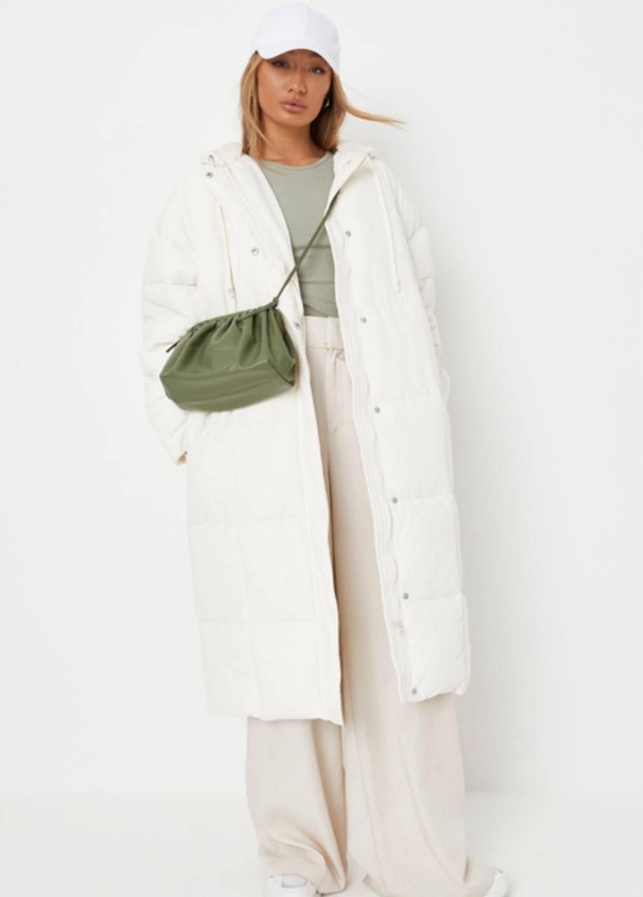 Пальто MISSGUIDED (vertical seamed longline puffer)