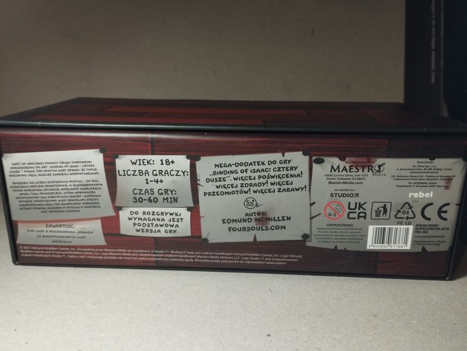 The binding of isaac requiem gra karciana rozszerzenie