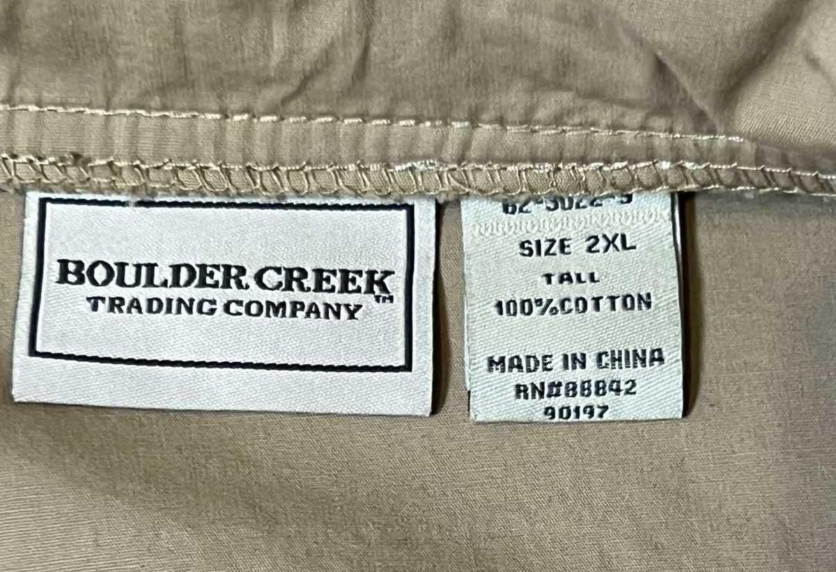 Куртка-вітровка чоловіча boulder creek великого розміру xxl