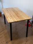 Bukowe biurko z litego drewna XXL (150x85 cm)