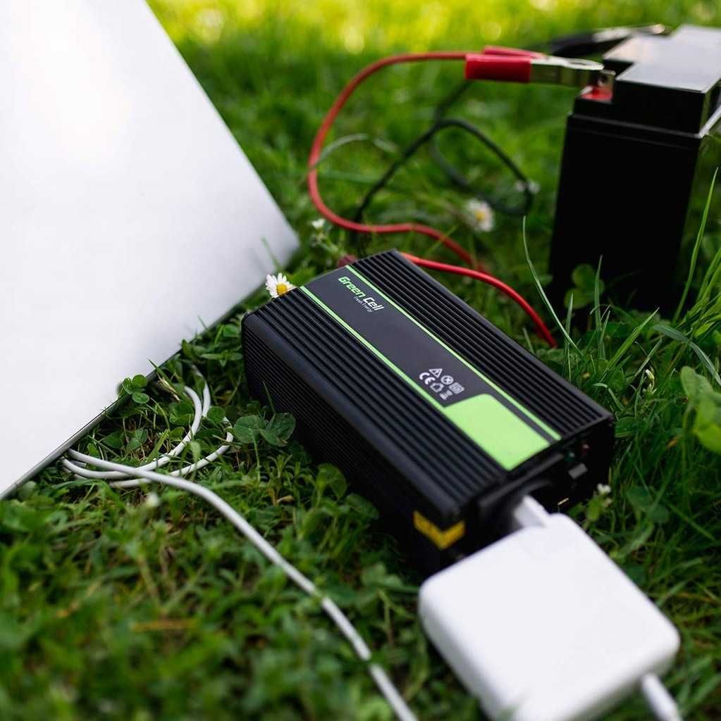 Green Cell 500W/1000W 24V do 230V Fala sinusoida