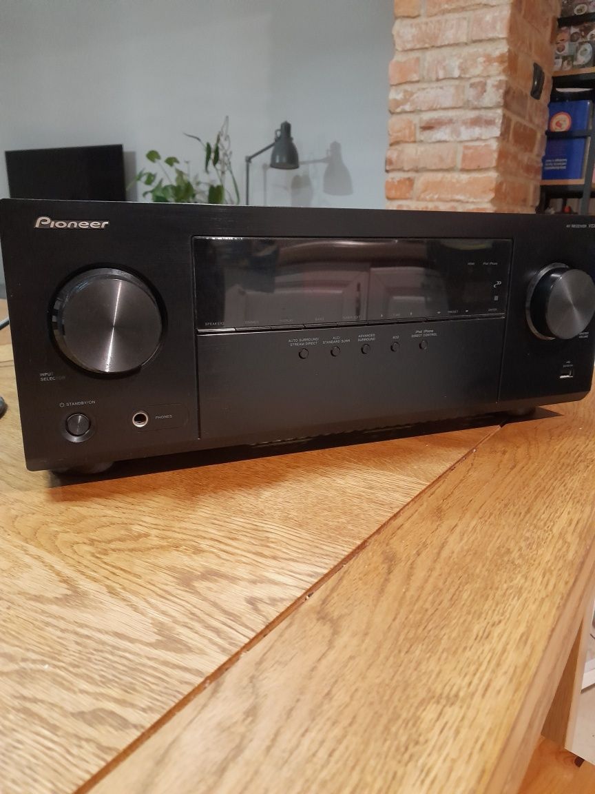 Amplituner pioneeer vsx-329 + 3 głośniki