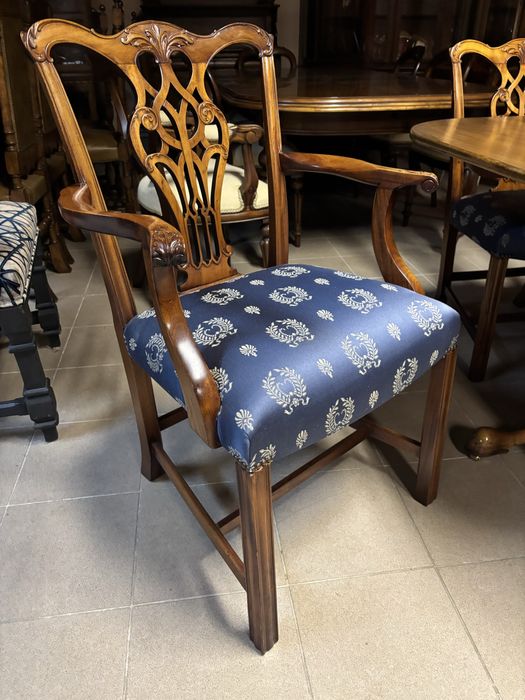 Stylowy Angielski Zestaw Stół 8 krzeseł 10 osób meble stylowe sklep