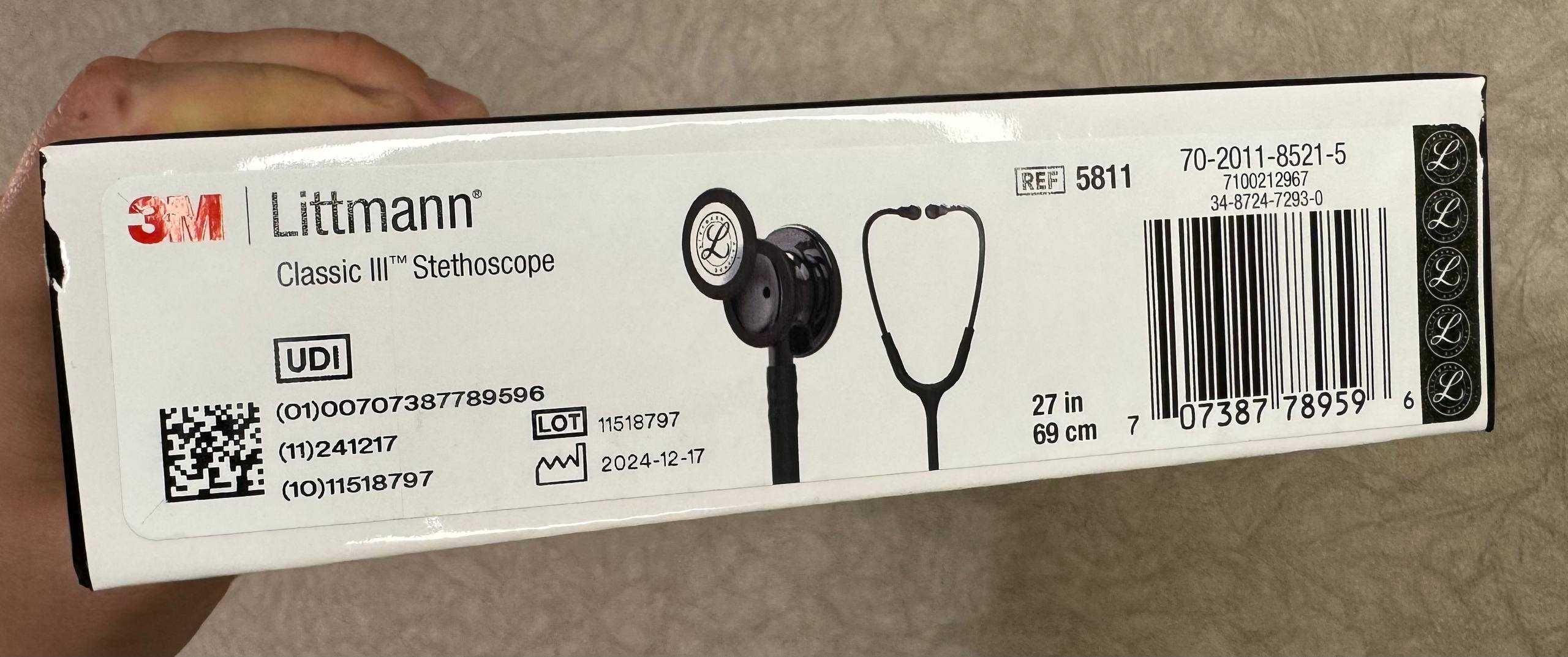 Стетоскоп 3M™ Littmann Classic III 3 | 5811 | НОВИЙ
