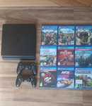 Ps4 Slim, 9 gier, 2 oryginalne pady, okablowanie