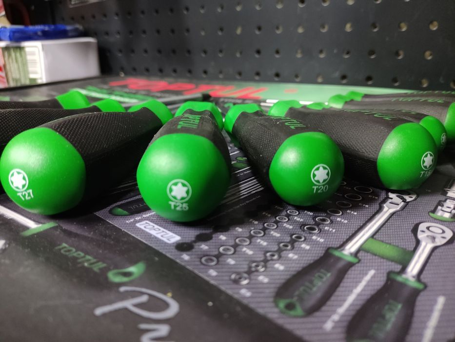 Набор отвёрток TORX TOPTUL набір викруток торкс 9шт Т8-Т40 PROFI