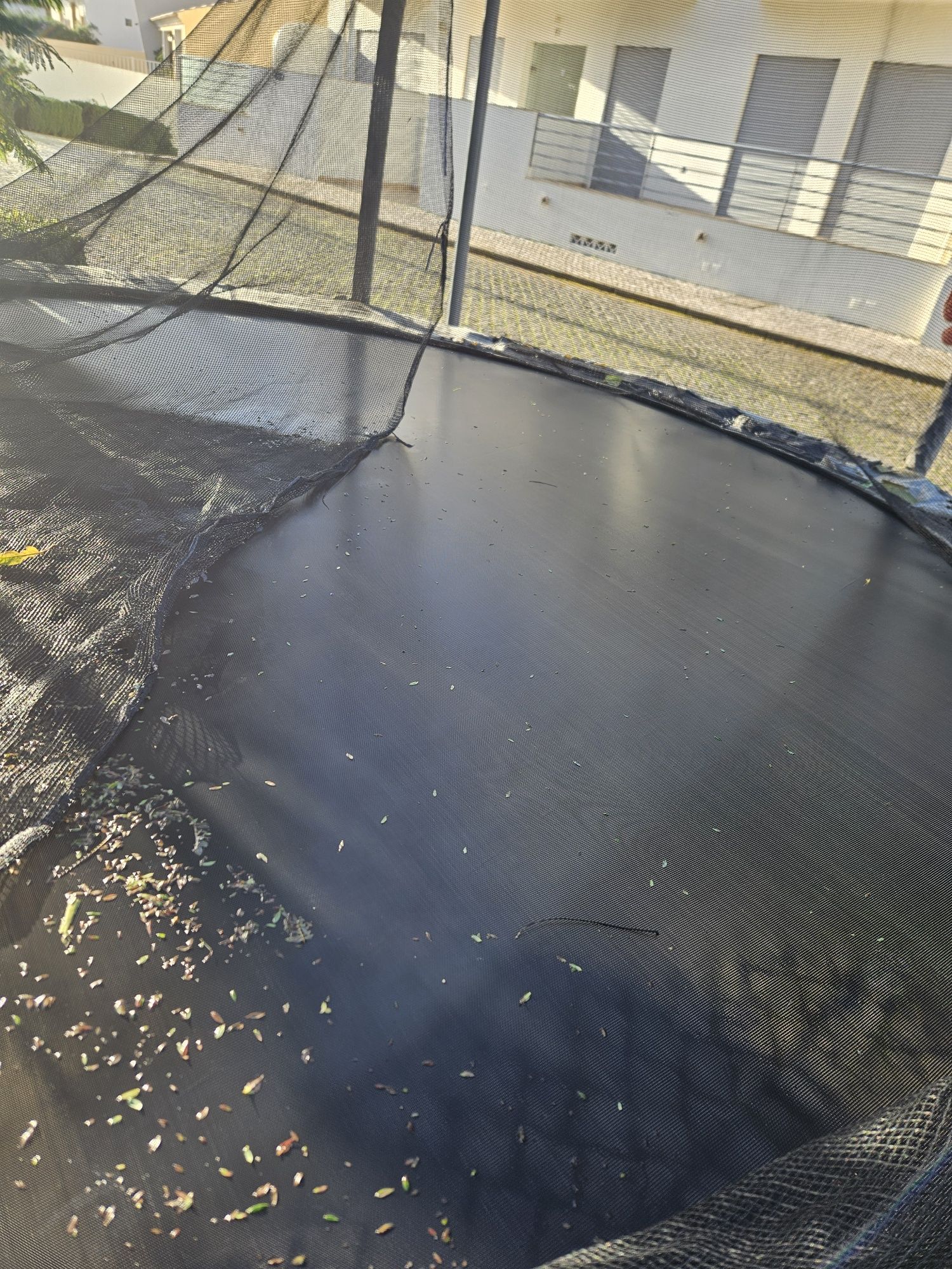 Trampolim 370cm cinzento