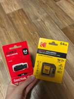 Флешка карта памяти San Disk   64Gb