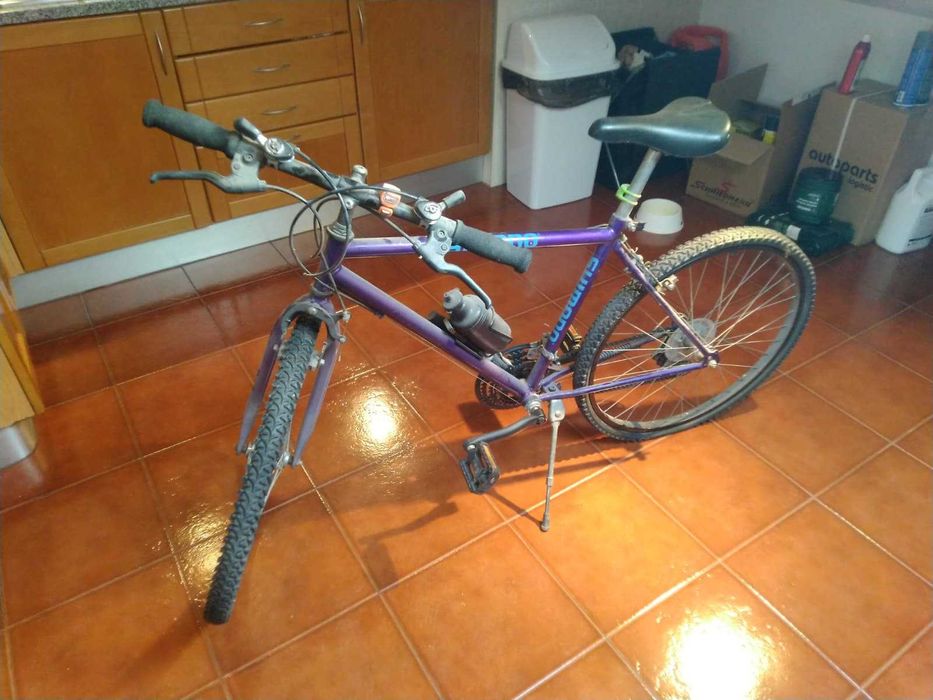 Bicicleta Shimano Roxa
