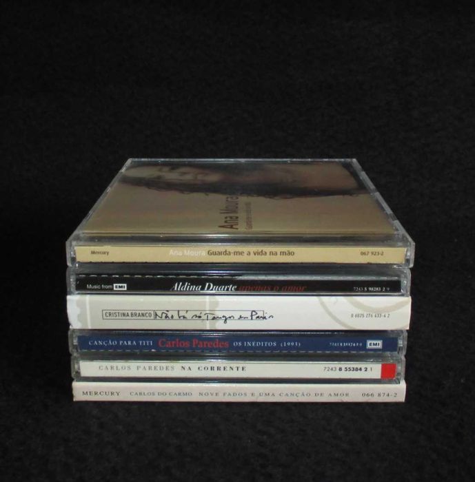 Colecção de CDs Fado Guitarra Portuguesa Carlos do Carmo Ana Moura