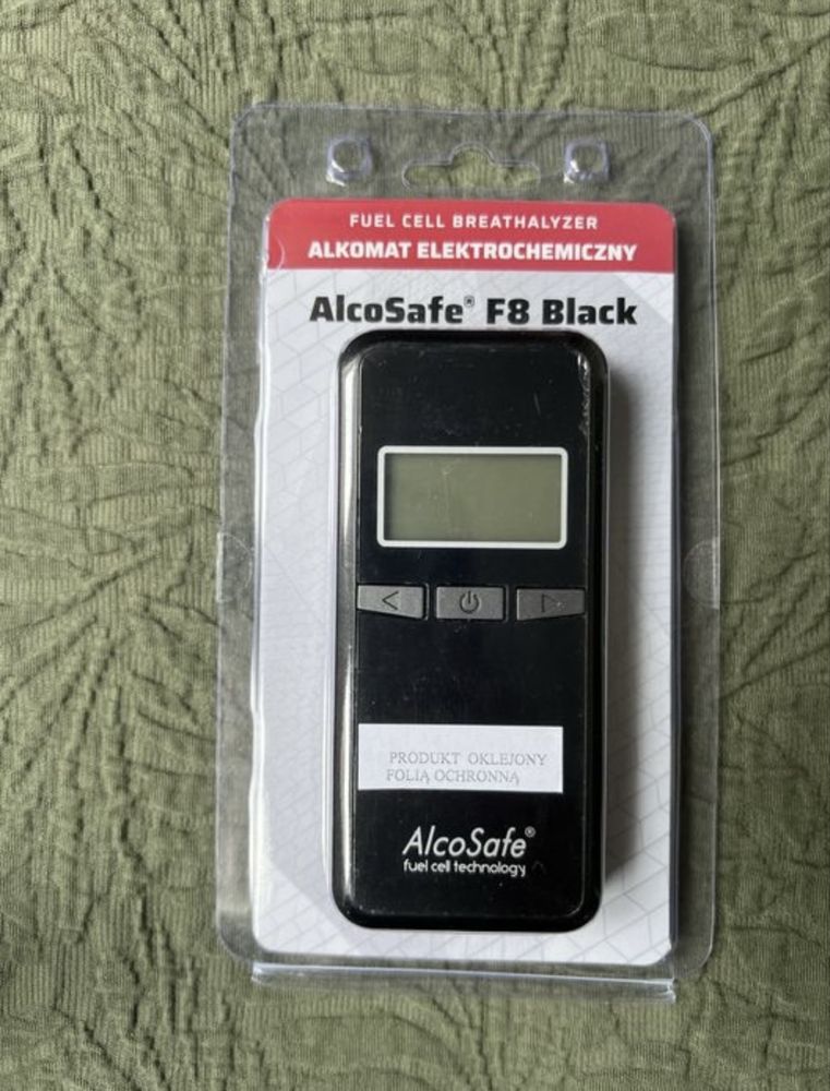 Alkomat elektrochemiczny AlcoSafe F8 – nowy, fabrycznie zapakowany
