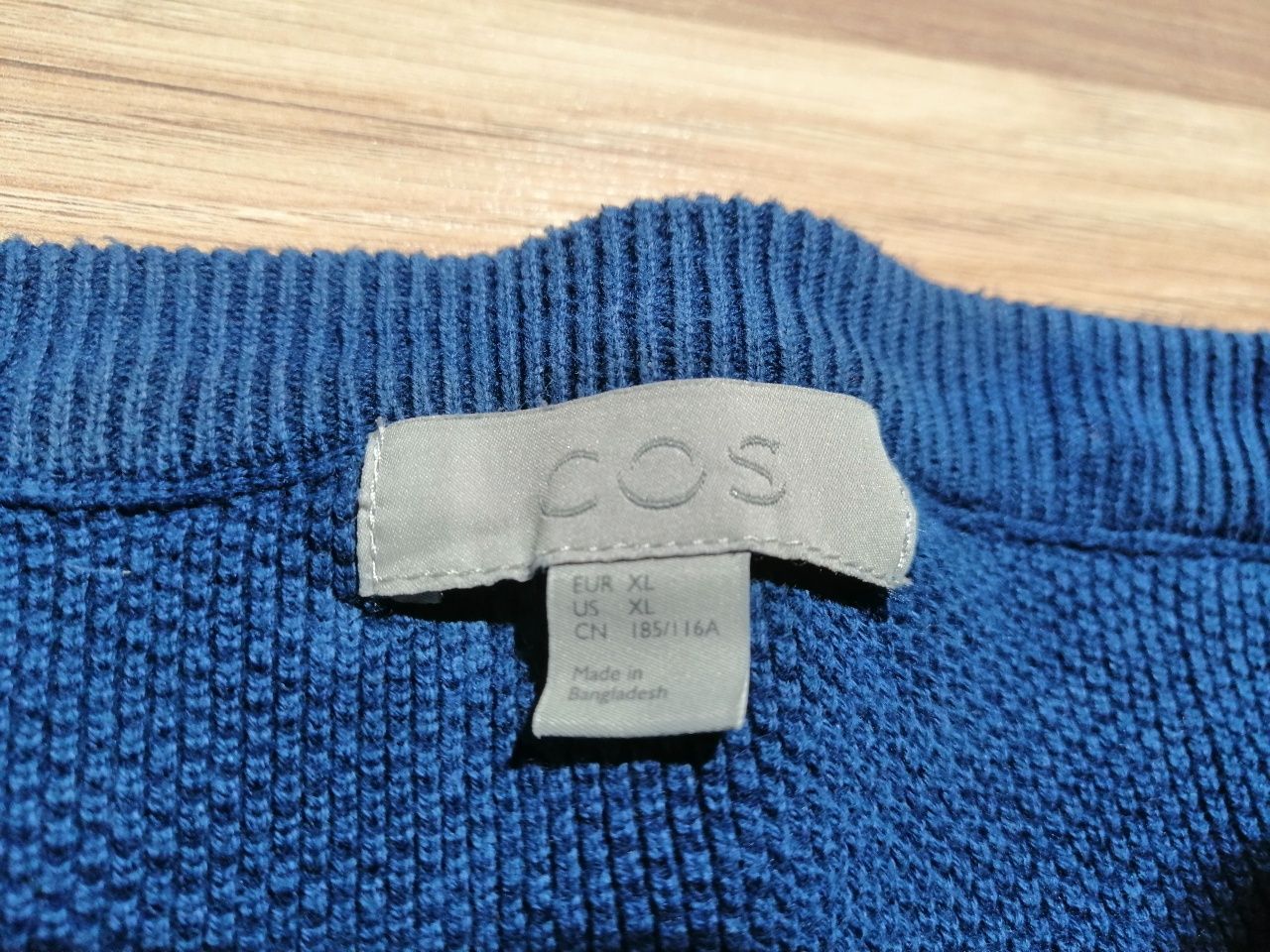 COS sweter bawełniany wiosenny w rozmiarze XL