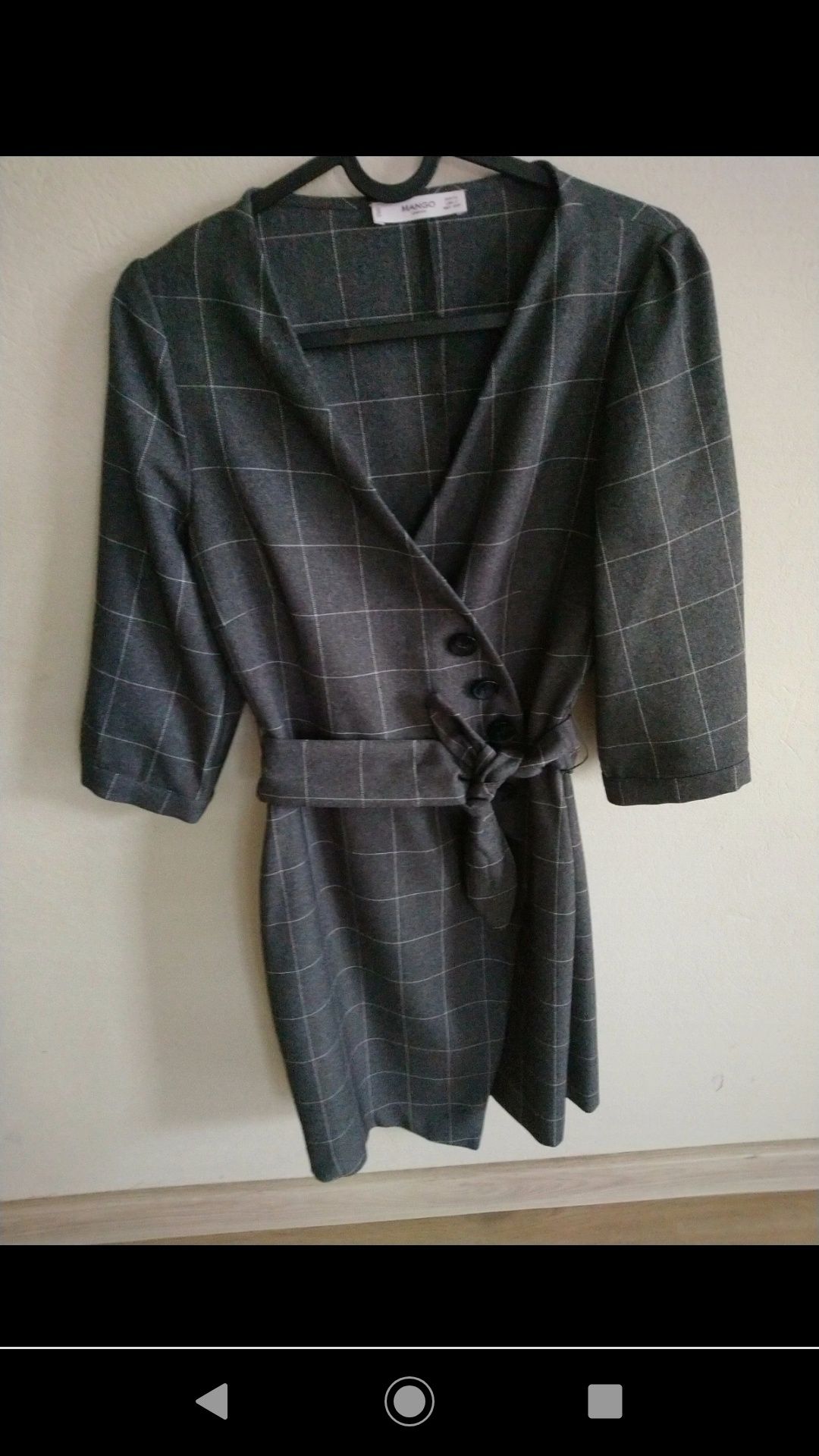 Sukienka w kratkę mango xs