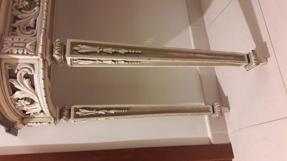 Cadência antiga com pedra mármore